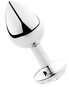 SECRETPLAY - ANALPLUG AUS TRANSPARENTEM ALUMINIUM 8 CM