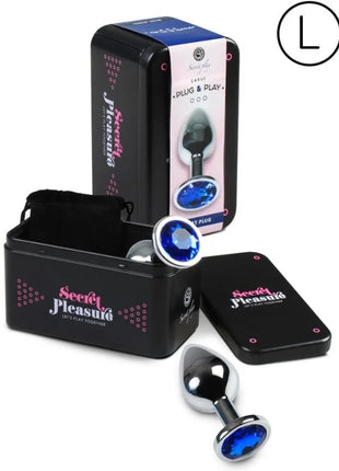 SECRETPLAY - ANALPLUG GRÖSSE L BLAU - Analplug