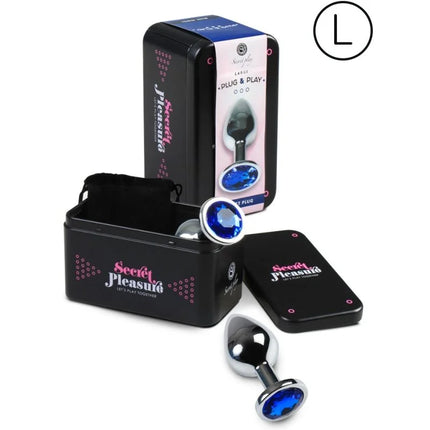 SECRETPLAY - ANALPLUG GRÖSSE L BLAU - Analplug