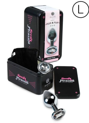 SECRETPLAY - ANALPLUG GRÖSSE L - KLAR - Analplug