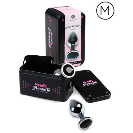 SECRETPLAY -ANALPLUG SCHWARZ M - Analplug