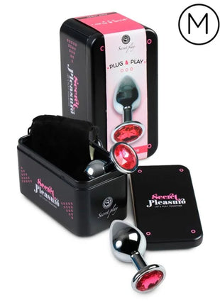 SECRETPLAY - ANALSTECKER FUCHSIA 8 CM