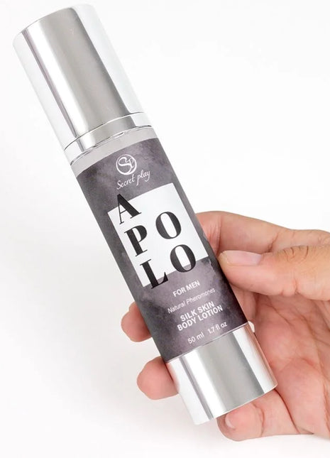 SECRETPLAY - APOLO SEIDE HAUTLOTION FÜR MÄNNER 50 ML - Geschmacksneutral