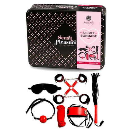 SECRETPLAY - BDSM SET 6 PCS STUCKE COLLECTION - Bondage-Sets