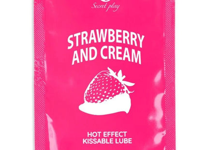 SECRETPLAY - EINZELDOSIS-SCHMIERMITTEL ERDBEER & CREME 10 ML