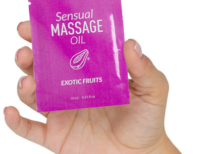 SECRETPLAY - EINZELDOSIS MASSAGEÖL MIT EXOTISCHEN FRÜCHTEN 10 ML