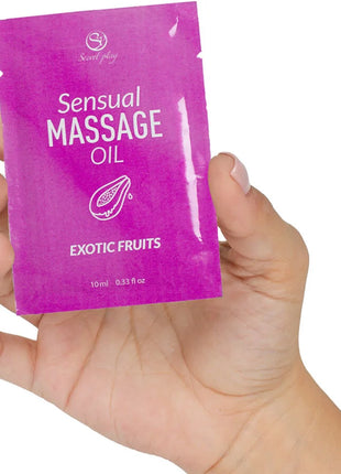 SECRETPLAY - EINZELDOSIS MASSAGEÖL MIT EXOTISCHEN FRÜCHTEN 10 ML