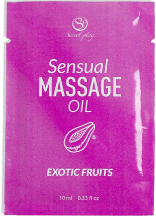 SECRETPLAY - EINZELDOSIS MASSAGEÖL MIT EXOTISCHEN FRÜCHTEN 10 ML