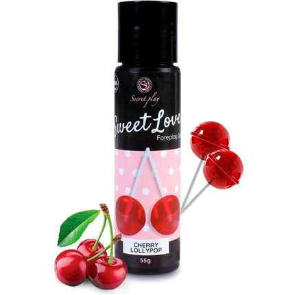 SECRETPLAY - ESSBARES GLEITGEL -SÜSSE LIEBE - KIRSCHE LOLLIPOP - Essbares Gleitgel
