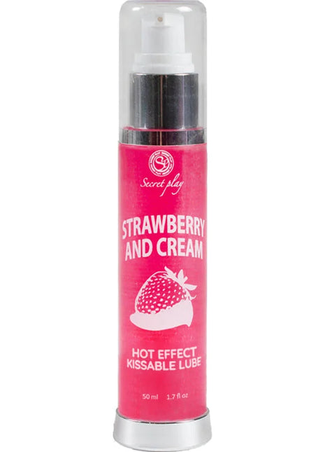 SECRETPLAY - SCHMIERMITTEL 2-1 WÄRMEEFFEKT ERDBEERE & CREME 50 ML