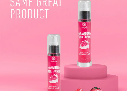 SECRETPLAY - SCHMIERMITTEL 2-1 WÄRMEEFFEKT ERDBEERE & CREME 50 ML