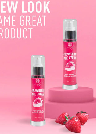 SECRETPLAY - SCHMIERMITTEL 2-1 WÄRMEEFFEKT ERDBEERE & CREME 50 ML