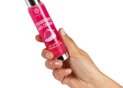 SECRETPLAY - SCHMIERMITTEL 2-1 WÄRMEEFFEKT ERDBEERE & CREME 50 ML