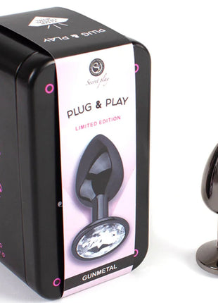 SECRETPLAY - GUNMETAL BUTT PLUG KLEINE GRÖSSE 7 CM - Analplug