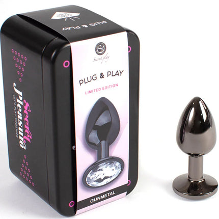 SECRETPLAY - GUNMETAL BUTT PLUG KLEINE GRÖSSE 7 CM - Analplug