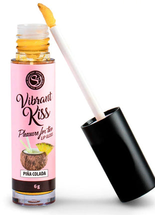SECRETPLAY - LIPGLOSS VIBRANT KISS ? PINA COLADA - Für Oralsex