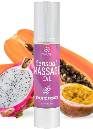 SECRETPLAY - MASSAGEÖL MIT EXOTISCHEN FRÜCHTEN