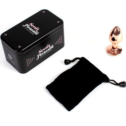 SECRETPLAY - METALL-BUTT-PLUG ROSÉGOLD KLEINE GRÖSSE 7 CM - Analplug