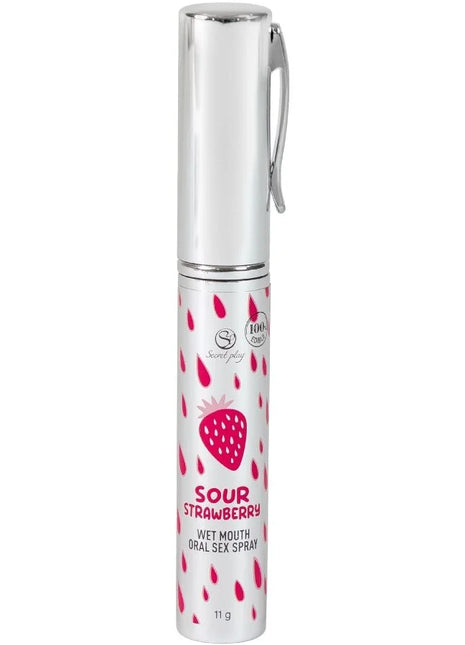 SECRETPLAY - ORALSEXSPRAY MIT SAUREM ERDBEERGESCHMACK