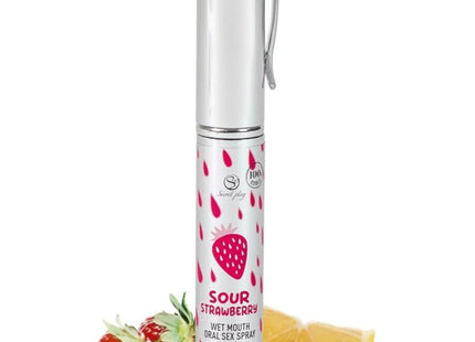 SECRETPLAY - ORALSEXSPRAY MIT SAUREM ERDBEERGESCHMACK