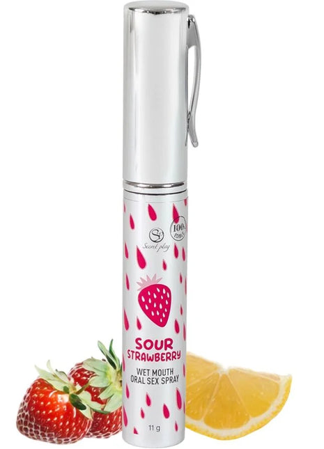 SECRETPLAY - ORALSEXSPRAY MIT SAUREM ERDBEERGESCHMACK