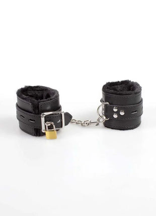 SECRETPLAY - SCHWARZE BONDAGE-HANDSCHELLEN BDSM-KOLLEKTION - Handschellen für Frauen
