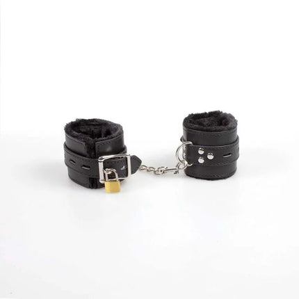 SECRETPLAY - SCHWARZE BONDAGE-HANDSCHELLEN BDSM-KOLLEKTION - Handschellen für Frauen