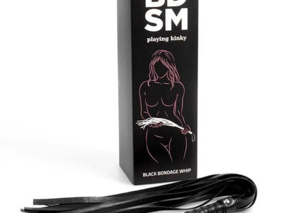 SECRETPLAY - SCHWARZE BONDAGE-PEITSCHE BDSM-KOLLEKTION - Peitschen