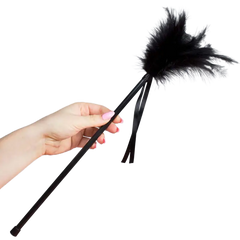 SECRETPLAY - SCHWARZE FEDERN 40 CM