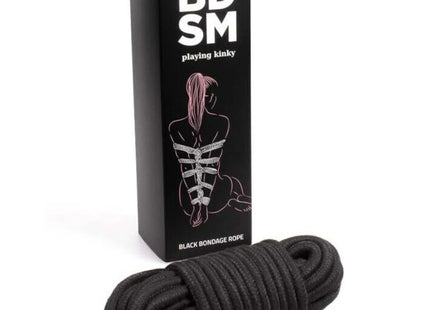 SECRETPLAY - SCHWARZES BONDAGE-SEIL BDSM-KOLLEKTION - Seile