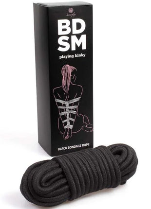 SECRETPLAY - SCHWARZES BONDAGE-SEIL BDSM-KOLLEKTION - Seile