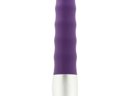 Sechs creations diskretion lila vibrierende kugel mit lila silikongriff und silberner metallspitze vibrator