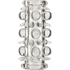 Seven creations silikon penis hülle transparent mit stacheln und kugelförmigen erhebungen aus silikon