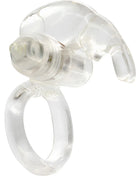 Seven creations transparenter vibratorring aus silikon mit klarem ring und transparentem tierkopfförmigem aufsatz