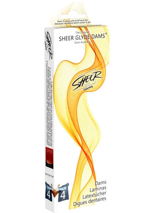SHEER GLYDE - DAMS LAMINAS LATEX - ORALSEX - Für Oralsex