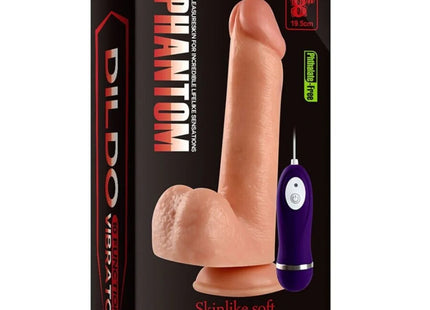 SHEQU - ADAM VIBRATORDILDO MIT FERNBEDIENUNG 21 CM