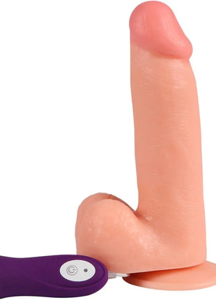 SHEQU - ADAM VIBRATORDILDO MIT FERNBEDIENUNG 21 CM