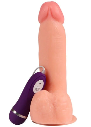 SHEQU - ADAM VIBRATORDILDO MIT FERNBEDIENUNG 21 CM