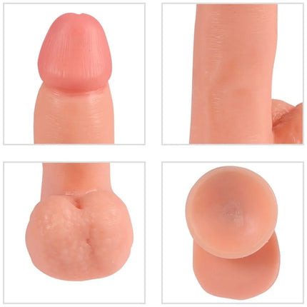 SHEQU - ADAM VIBRATORDILDO MIT FERNBEDIENUNG 21 CM