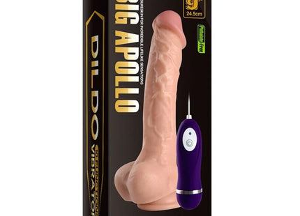 SHEQU - APOLO VIBRATORDILDO MIT FERNBEDIENUNG 24,5 CM
