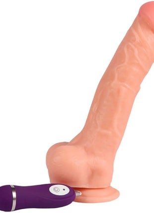 SHEQU - APOLO VIBRATORDILDO MIT FERNBEDIENUNG 24,5 CM