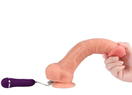 SHEQU - APOLO VIBRATORDILDO MIT FERNBEDIENUNG 24,5 CM
