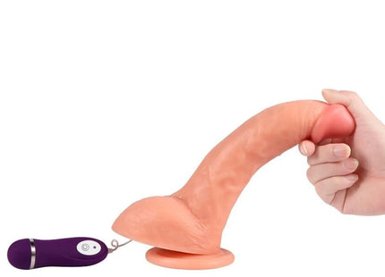 SHEQU - BEAST VIBRIERENDER DILDO MIT FERNBEDIENUNG 24,5 CM