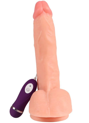SHEQU - BEAST VIBRIERENDER DILDO MIT FERNBEDIENUNG 24,5 CM