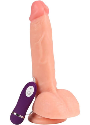 SHEQU - BEAST VIBRIERENDER DILDO MIT FERNBEDIENUNG 24,5 CM