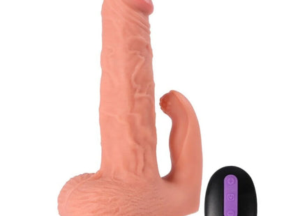 SHEQU - HAYDEN DILDO UND KLITORISSTIMULATOR MIT VIBRATION UND FERNBEDIENUNG 16 CM