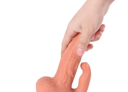 SHEQU - HAYDEN DILDO UND KLITORISSTIMULATOR MIT VIBRATION UND FERNBEDIENUNG 16 CM