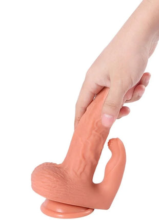 SHEQU - HAYDEN DILDO UND KLITORISSTIMULATOR MIT VIBRATION UND FERNBEDIENUNG 16 CM