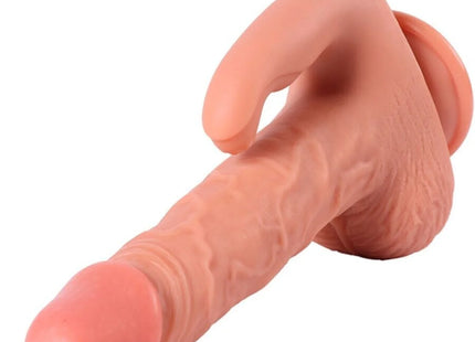 SHEQU - HAYDEN DILDO UND KLITORISSTIMULATOR MIT VIBRATION UND FERNBEDIENUNG 16 CM