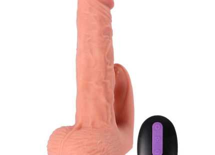 SHEQU - HAYDEN DILDO UND KLITORISSTIMULATOR MIT VIBRATION UND FERNBEDIENUNG 16 CM